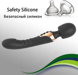2-in-1 Vibrator - Clitoris & G spot - Vibrators voor Vrouwen en koppels - Magic Wand - Dildo — thumbnail 4