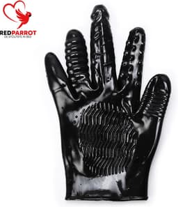 Vibrerende BDSM handschoen | Vinger vibrator | Clitoris | Verschillende stimulatie | Seks handschoenen | SM | Sex — thumbnail 2