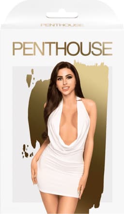 Penthouse Lingerie Heart Rob - Erotische Jurk - Maat S/M - Wit — thumbnail 5