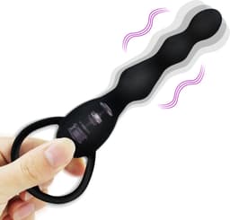Trillende Prostaat Vibrator I Prostaat Stimulator I Anaal Vibrator I Clitoris en G Spot Stimulatie I Op Batterijen I 2 Standen I Zwart — thumbnail 1