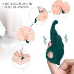 High-end vinger vibrator - Vingeren - G-spot - Clitoris - 9 vibratiestanden - USB - Waterdicht — thumbnail 4
