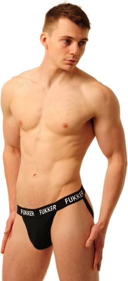 Jockstrap Fukker Zwart maat Medium — thumbnail 1