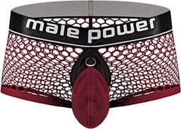 Male Power Cock Pit - Mini Cockring Short burgundy S — thumbnail 3