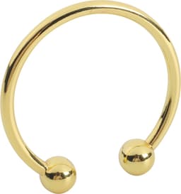 Banoch | Glansring Betty Ø 25 mm | goudkleurige metalen eikelring | cockring | penisring — thumbnail 1