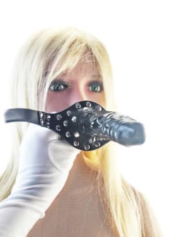 BNDGx® - Gag Ball penis - Groot dubbelzijdig dildo - Seks speeltje - Gag Bal mond strap masker bdsm fetish sm — thumbnail 4