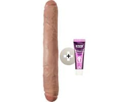 Erodit ® Duo flex - Dubbelzijdige dildo met glijmiddel- realistische dildo- anaal speeltjes mannen, vrouwen, koppels- dubbele penetratie dildo- sextoys