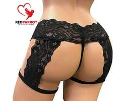 Heren sexy sissy ondergoed - G-string - Penis buidel - Kant - Ademend - Slip