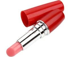 Lipstick Vibrator I Mini Vibrator I Lippenstift Vibrator voor Vrouwen I Clitoris en G Spot Stimulatie I Rood