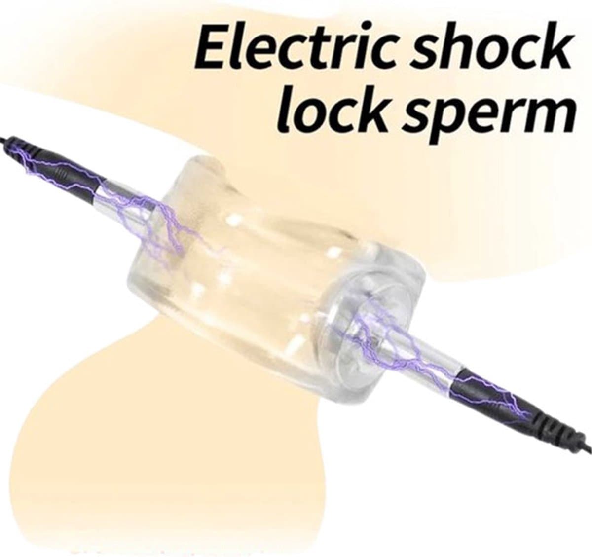Scrotum Electro Shock - Balzak - Elektro - Schok - Stroom - BDSM - Penis - incl afstandsbediening — afbeelding 1