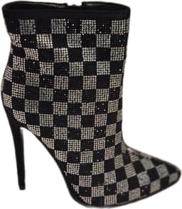 RUON- LUXE - ENKELLAARSJE MET MARCESITEINLEG-NAALDHAK-BLACK-39 — thumbnail 1