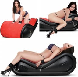 Stevig Sex Kussen - Sex Stoel - Seks Kussen - bdsm Meubels - Sex Sofa – Sexmeubel – Seks Stoel - Sex Chair – Seksstoel 4 Riemen – Voor Mannen & Vrouwen – Seksspeeltjes Inclusief Handboeien - Discreet Verzonden — thumbnail 5