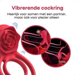 Sensa Vibrerende Cockring - Sex Toys Cockring voor Koppels - Clitoris & Penis Stimulator - Siliconen Penisring - 7 vibraties - Cock Ring voor Mannen - Seksspeeltjes — thumbnail 4
