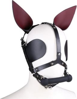 vscnovelty® - BDSM - Paarden Masker - PU leer - zwart — thumbnail 6