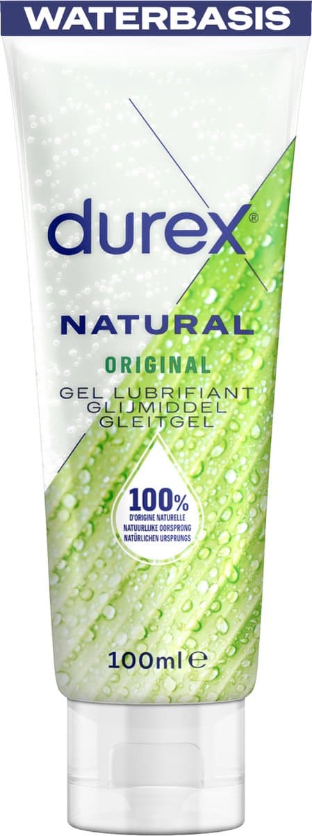Durex - Glijmiddel Naturel - 100% Natuurlijk - Waterbasis - 100 ml — afbeelding 1