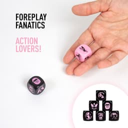 Secret Play - 2x Voorspel dobbelstenen - Sex Dobbelstenen - Actie seks Dobbelstenen - Erotiek - 20 mm — thumbnail 4