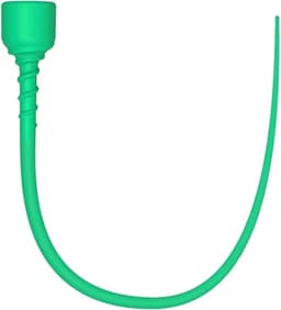Flexibele Groene Penis Plug - Siliconen Urethrale Dilator met Zuignap - 42 cm - Penisplug — thumbnail 1