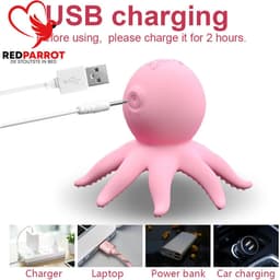Octopus Tepel Zuiger - Clitoris Vibrator - Borst — thumbnail 3