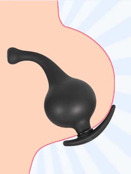 Opblaasbare Slurf Buttplug - Anus Opblaas Plug - Anaal Opblaasbaar - Oprekken — thumbnail 1