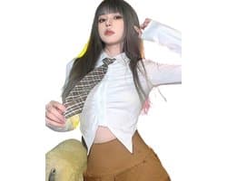 Sexy blouse schoolmeisje - Stropdas - Erotische rollenspel