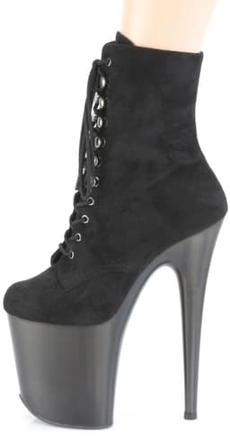 Pleaser - FLAMINGO-1020FST Plateau Laarzen, Paaldans schoenen - Paaldans schoenen - 35 Shoes - Zwart — thumbnail 3