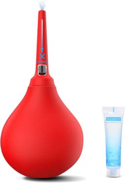 Enema Bulb Anal Douche Rood - Anaal Douche - Klysma - Enema - Anaaldouche - Anal Douche - Intieme douche — thumbnail 1