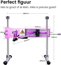 Pro 1 Premium Seksmachine 2.0 Smart APP met dildo en remote Paars — thumbnail 21