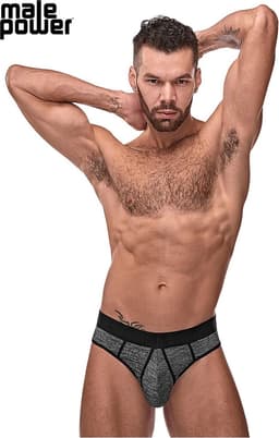 Male Power Sport String grey S/M — thumbnail 1