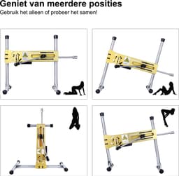 Pro 1 Premium Seksmachine 2.0 Smart App met dildo en afstandsbediening Goud — thumbnail 11