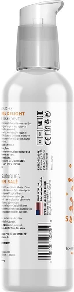 Swiss Navy - 4 in 1 Playful Flavors - Likbaar en Verwarmend Glijmiddel en Massage - Salted Caramel Delight — thumbnail 2