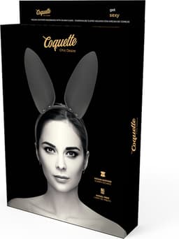 COQUETTE CHIC DESIRE HEADBAND WITH BUNNY EARS — thumbnail 6