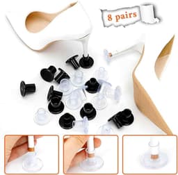 8 Pairs Heel Protectors voor High Heels - Bescherming voor Hakken - 4 Verschillende Maten - Geschikt voor Gras, Gravel, Buitenactiviteiten, Gemakkelijk Lopen — thumbnail 5