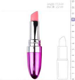 EasyToys Lipstick Vibrator - Eenvoudig te Bedienen - Spatwaterdicht - Vibrator - Sex Toys voor Vrouwen - Mini Vibrator - Roze — thumbnail 6