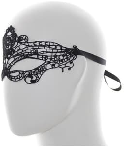 Sierlijk bondage oogmasker - Kant - Zwart - One-size — thumbnail 2