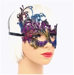 Bondage oogmasker met Venetiaanse uitstraling - Kant - multikleur - one size — thumbnail 4