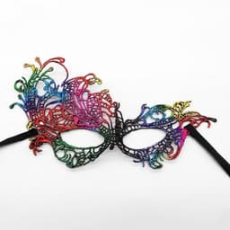 Bondage oogmasker met Venetiaanse uitstraling - Kant - multikleur - one size — thumbnail 3