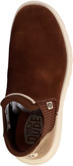 Hey Dude Branson W Suede Novelty - Chelsea Boots - Zamsz - Waterdicht - Bruin/Slang — thumbnail 3