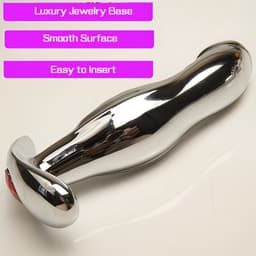 Lzwintrading - Buttplug Metaal Dildo - Sex Toys voor Vrouwen & Mannen - Butt Plug - Sex Toys voor Koppels - Anale Speeltjes - Anaal Dildo - Buttplug Groot Diamant - Buttplug Large RVS — thumbnail 4