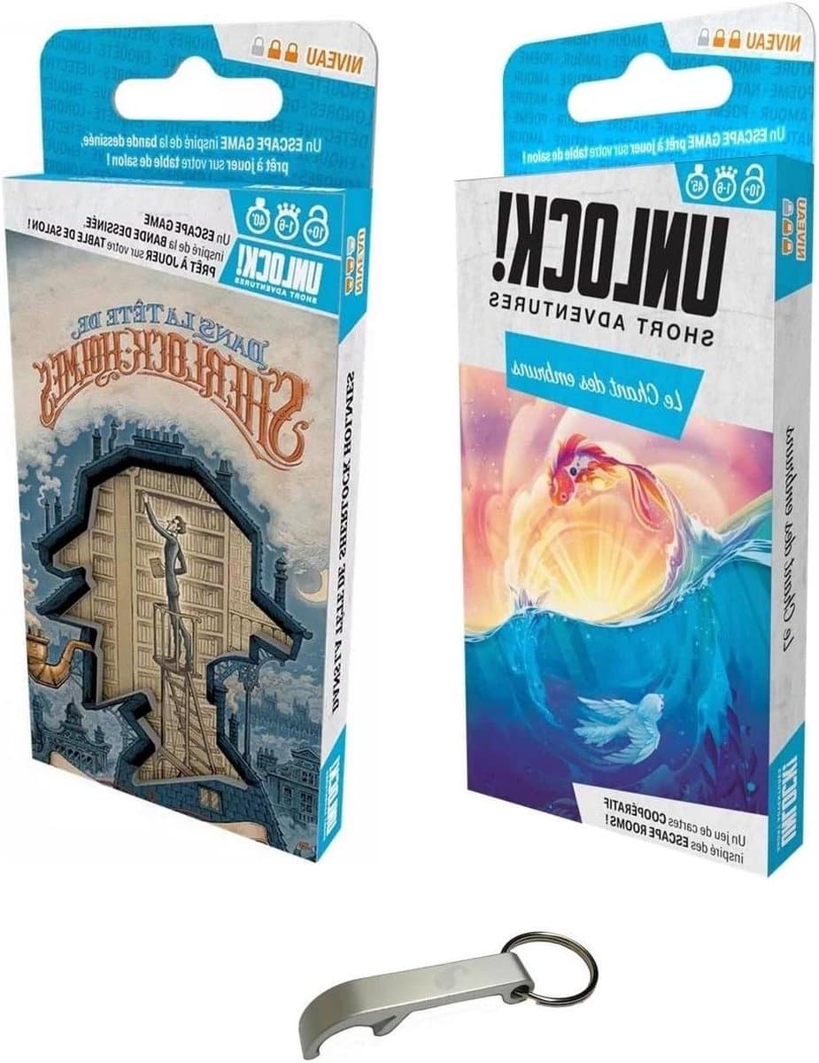 Avontuur Spel Set - Escape Room Spelletjes - Thuis Puzzelen - Korte Avonturen - 11.5 cm x 13 cm - Multicolor — afbeelding 1