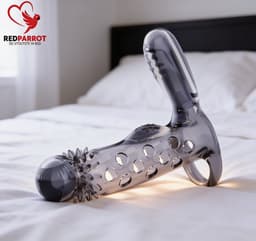 Penis sleeve - Clitoris stimulatie - 10 vibratiestanden — thumbnail 4