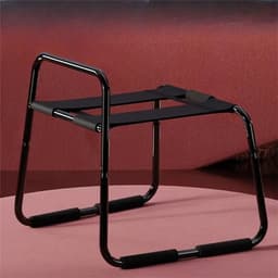 Norvia - Seks Stoel - BDSM - Standjes En Posities - Seks Meubel - Bounce - Luxe Materialen - Met Rugleuning - Draagbaar - Zwart — thumbnail 2