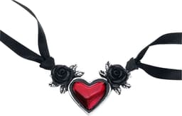 Alchemy Gothic Blood Heart Choker standaard Staal - — thumbnail 7