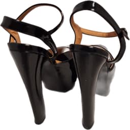 JUMEX-EROTISCHE PUMP -BLACK LAKLEER- HAK 16 CM-ZOOL 6CM-SIZE40 — thumbnail 2
