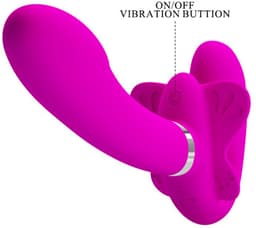 Pretty Love Valerie - Strap-on Vibrator - Strapless - Roze - USB Herlaadbaar - Waterproof — thumbnail 3
