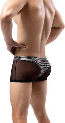 Sexy Heren Boxer - Ondeugend Versierde Mannen Boxershort - Heren Mode | ( XL ) | LekkerStout | ( LS216 ) — thumbnail 4