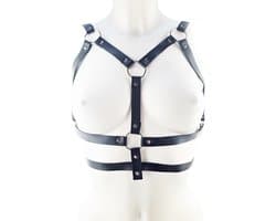 BNDGx® - Bondage tuig pak Harnas vrouw riem - Erotische sex Body Nep Leer - Verstelbaar -