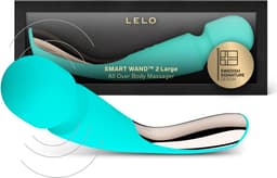 LELO SMART WAND 2 Large – Massageapparaat – 10 Genotsinstellingen – Aqua — thumbnail 1