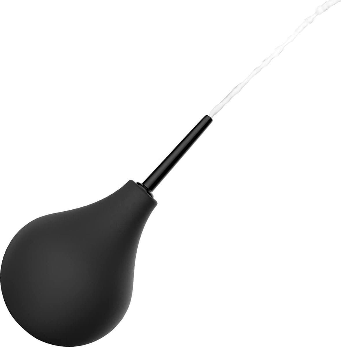 Okado Anale Douche 89 ml Zwart – Intieme Spoelfles met Knijpbal – Voor Hygiënische Reiniging – Compact, Herbruikbaar en Discreet — afbeelding 1