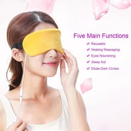 Verwarmd Oogmasker met USB, Draagbaar Stoommasker voor Ontspanning, Oogmassage en Vermindering van Blefaritis, Droge Ogen en Stress tijdens Reizen — thumbnail 10