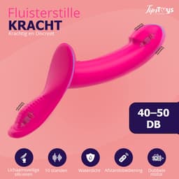 TipsToys® 2-in 1 Vibrerende Strapon - Dildo met Afstandsbediening, Verstelbaar Voorbind Harnas en Schelp - Stimulator Prostaat, Clitoris en G spot - Pegging Vibrator Anaal - Seksspeeltjes voor Koppels,- Vrouwen en Mannen - Beginner Sex Toys - Remote — thumbnail 2