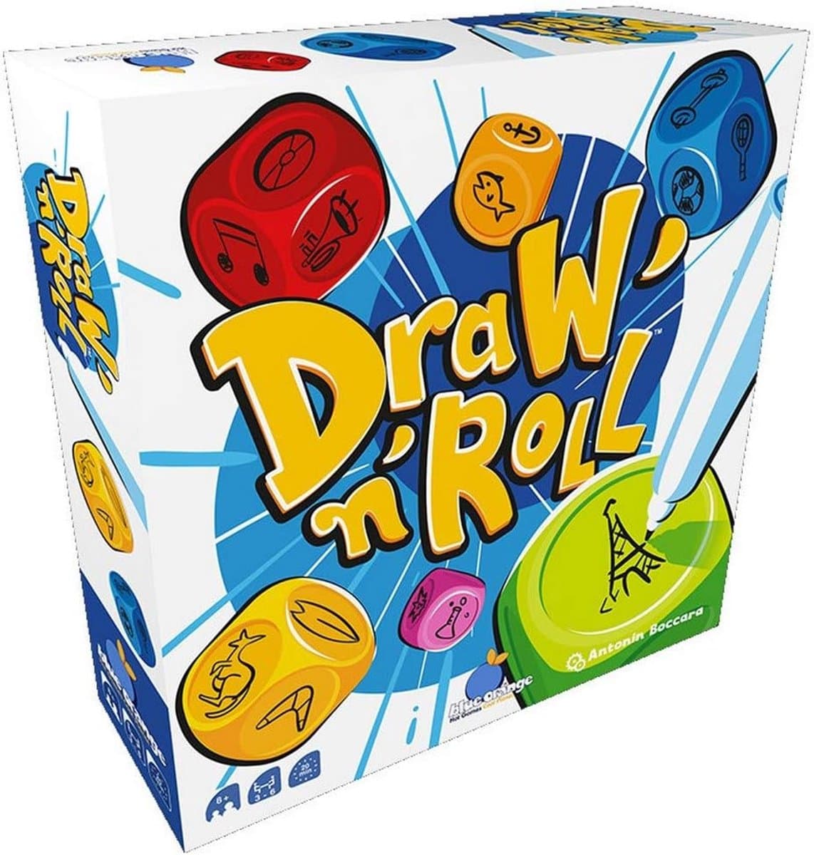 Tekenen Dobbelspel - Partyspel Tekenen - Feest Spelletjes - Geheime Woorden - 660 gram — afbeelding 1